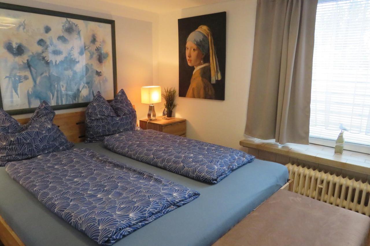 Ein Bett oder Betten in einem Zimmer der Unterkunft Ferienwohnung mit Terrasse in Schellhorn